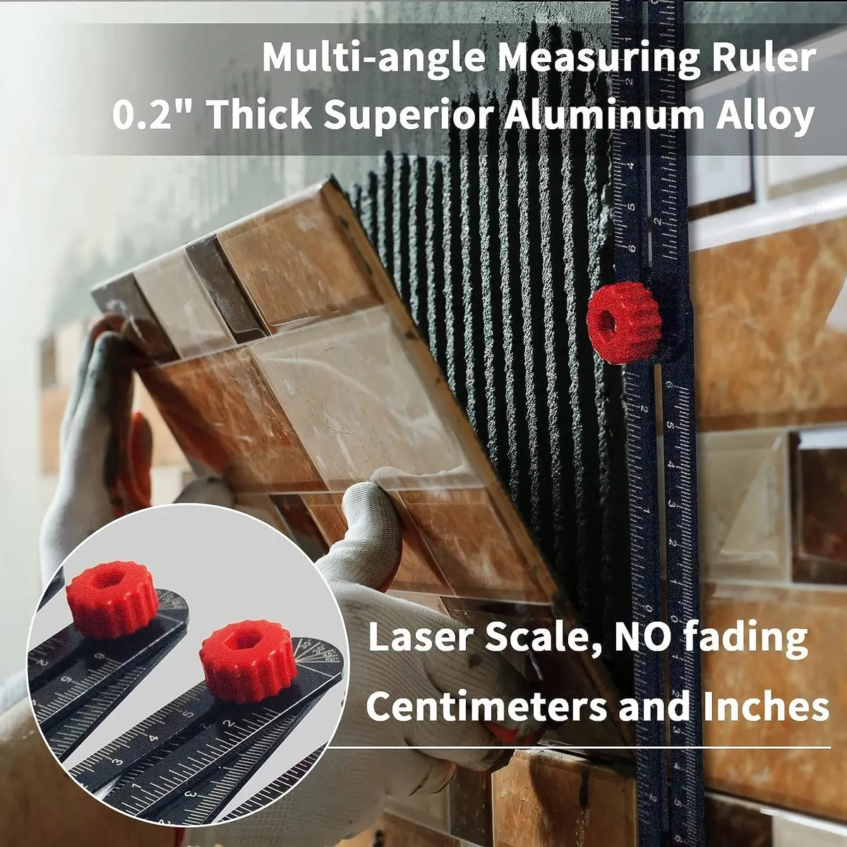 Adjustable Angle Template Ruler