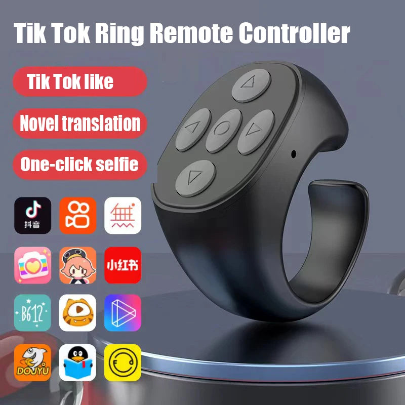 Wireless Bluetooth Remote Control Ring