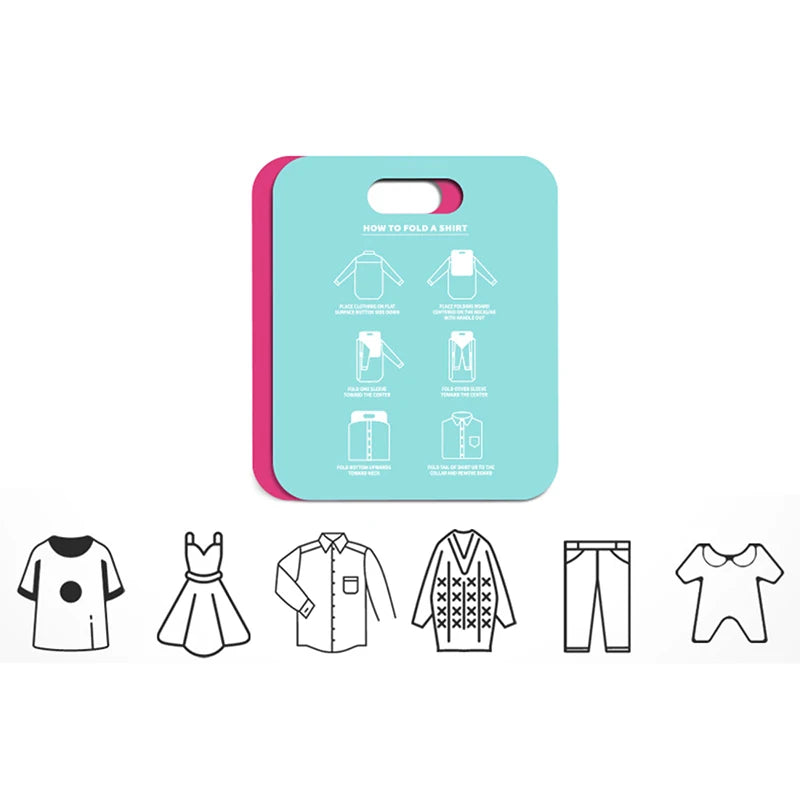 Shirt Folding Guide Board