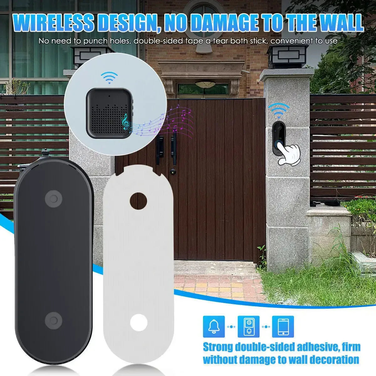 Smart Wireless Doorbell With Camera