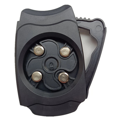 Black can top opener - four steel cutting wheels