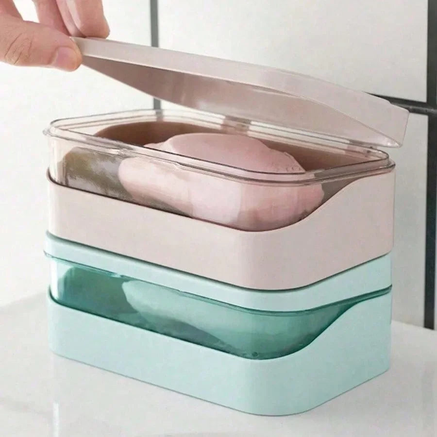 Travel Soap Case with Removable Draining Tray