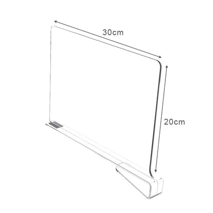 Clear Closet Shelf Dividers