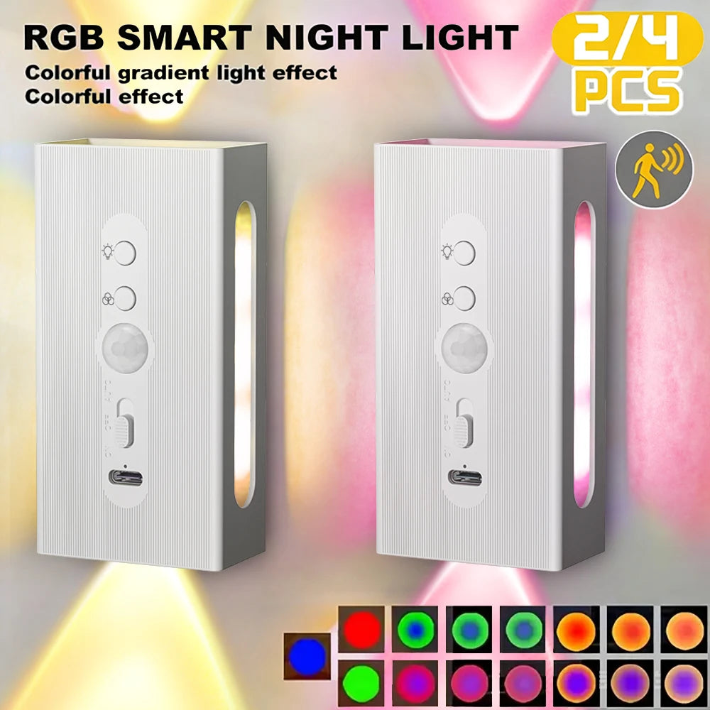 Smart Motion Sensor Magnetic Wall Lamp Light