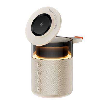 5-in-1 Magnetic Wireless Charging Station with Wireless Speaker