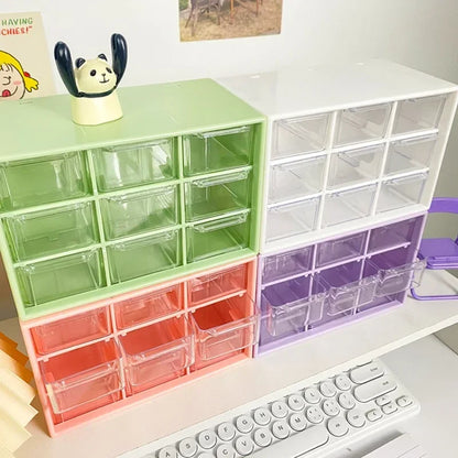 Nine-Compartment Desktop Organizer