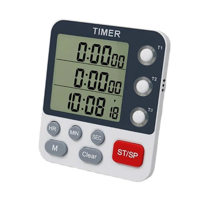 Three-Channel Digital Kitchen Timer