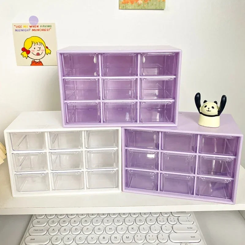 Nine-Compartment Desktop Organizer