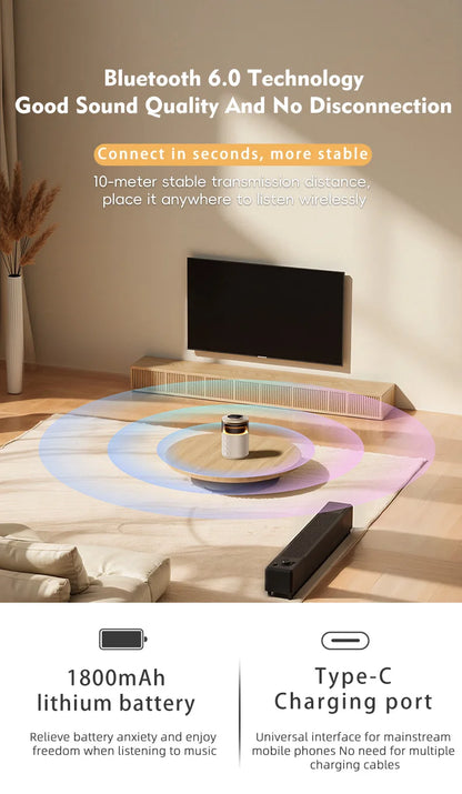 5-in-1 Magnetic Wireless Charging Station with Wireless Speaker