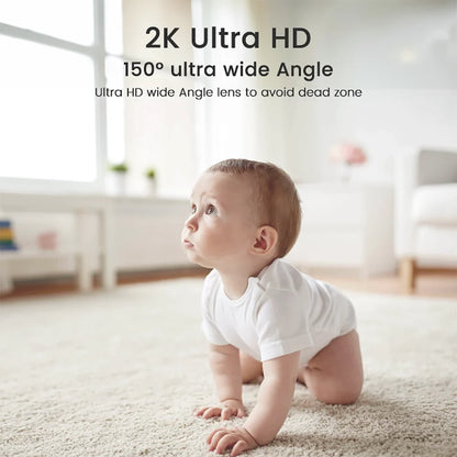 2K WiFi Indoor High-Definition Crying Detection Baby Monitor