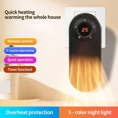 Wall Mounted Space Heater with 4 Colors