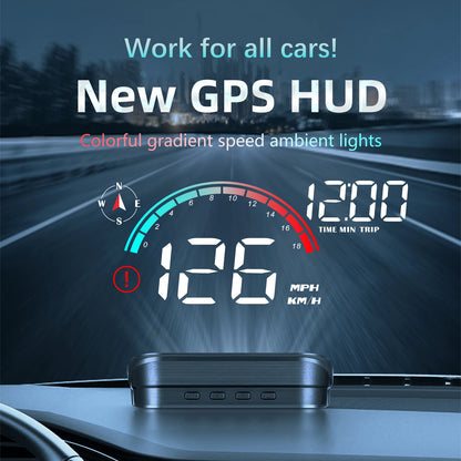 Car Digital GPS Speedometer HD Head Up Display