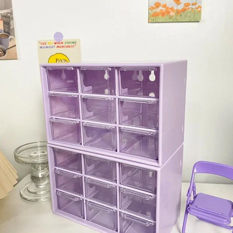 Nine-Compartment Desktop Organizer