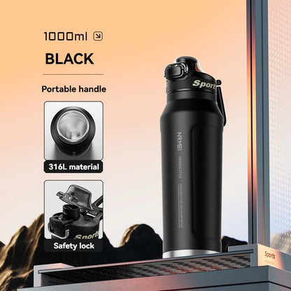 Stainless Steel Iced And Heat Insulated Thermos Bottle