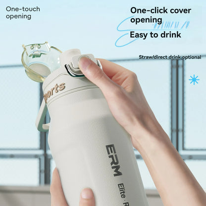 Stainless Steel Iced And Heat Insulated Thermos Bottle
