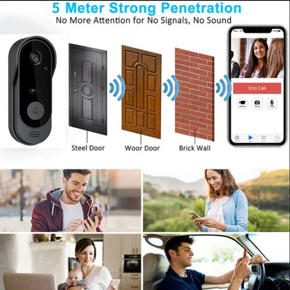 Smart Wireless Doorbell With Camera