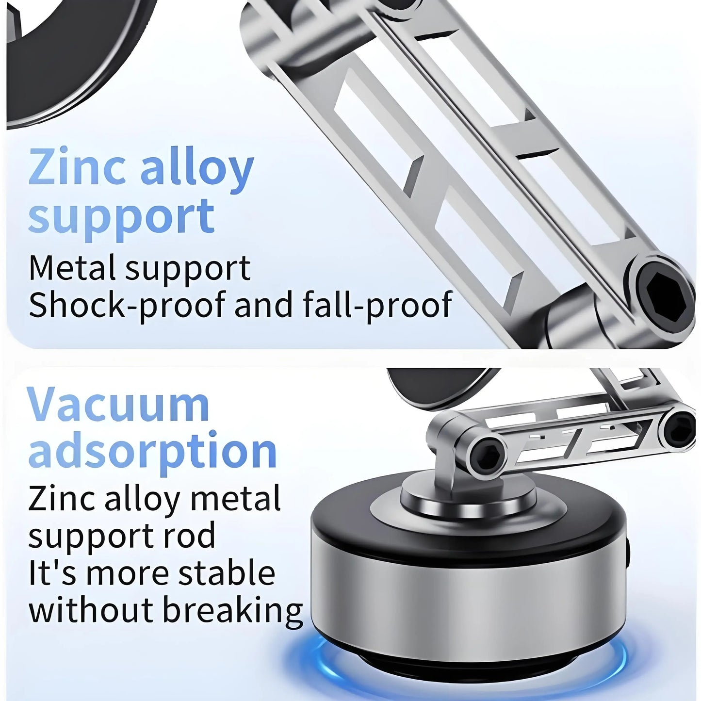 Magnetic Vacuum Adsorption Car Phone Holder