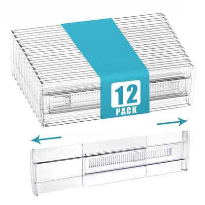 Clear Adjustable Drawer Dividers