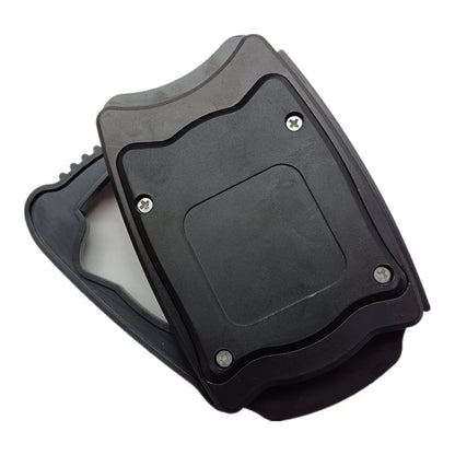 Black can top opener - back, angled