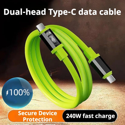 240W Fast Charging USB to Type-C, Type-C to Type-C Data Cable