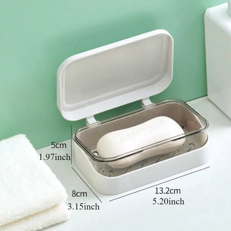 Travel Soap Case with Removable Draining Tray