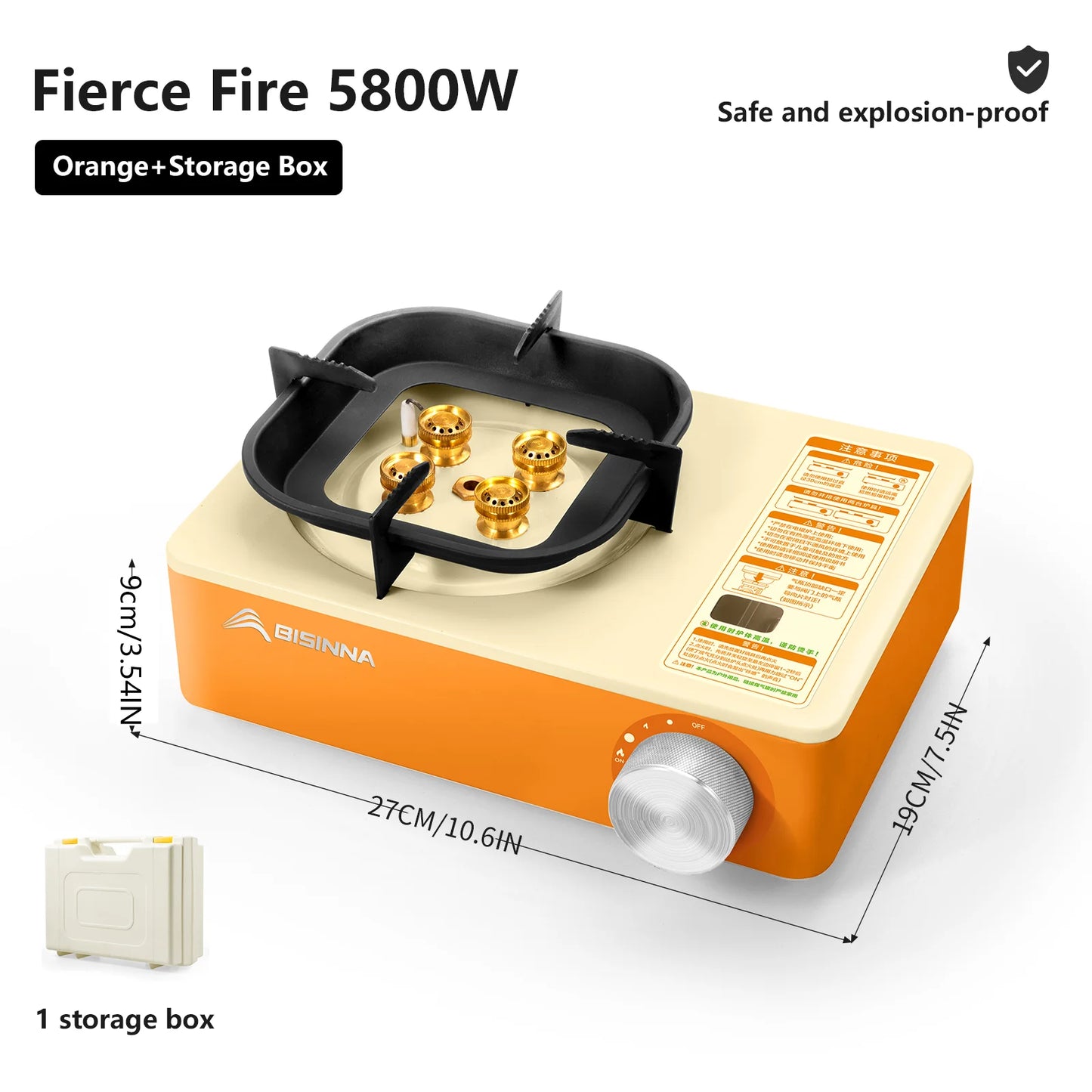 Outdoor Portable Camping Gas Stove