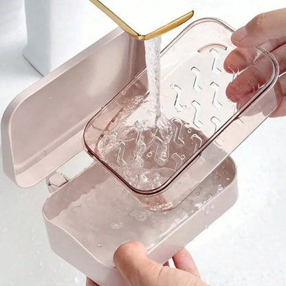 Travel Soap Case with Removable Draining Tray