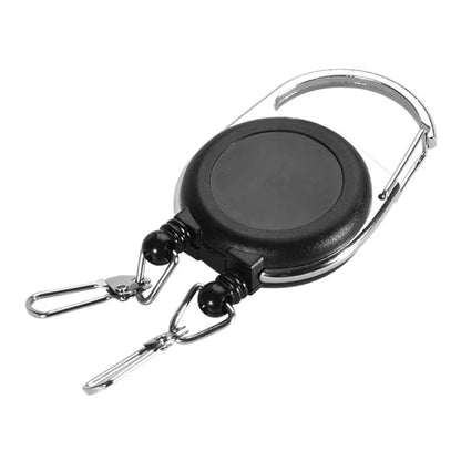 Unique Double Headed Multifunctional Roll Retractable Keychain