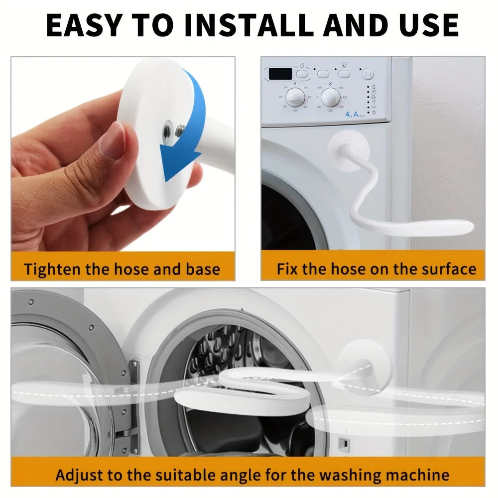 Flexible Front-Load Washer Door Prop