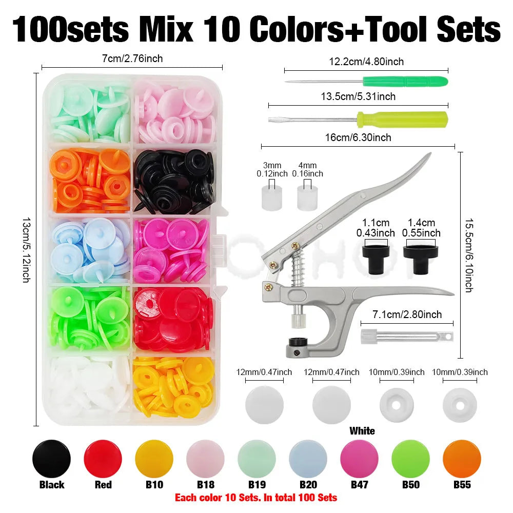Snap Fastener Kits and Refills