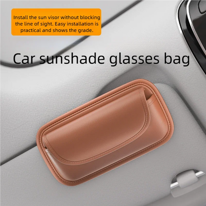 Car Sun Visor Glasses Case Organizer
