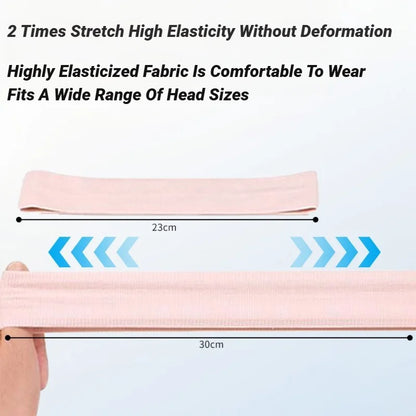 Sports Elastic Headband With Sweat Absorption